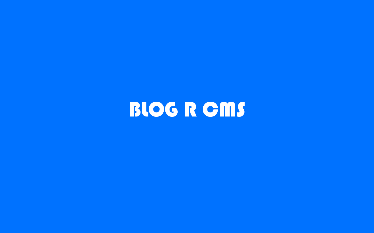 BLOG R